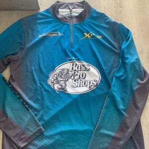 Bass pro fishing jersey shirt lg
